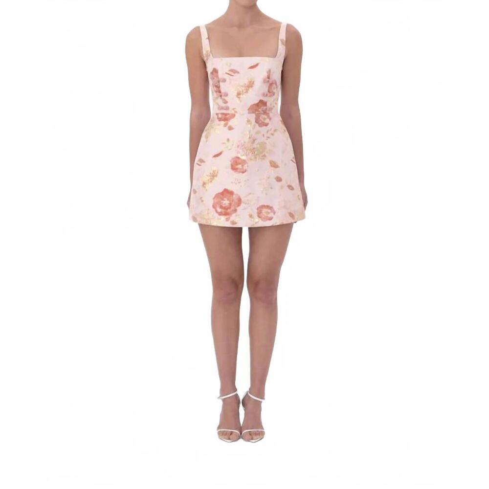 NEW SAU LEE tessa mini dress in pink
